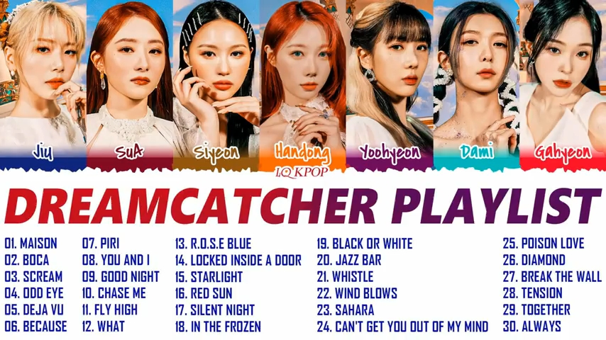 [图]【Dreamcatcher】【歌单】【收藏】Best songs playist 2022 音源（自用）