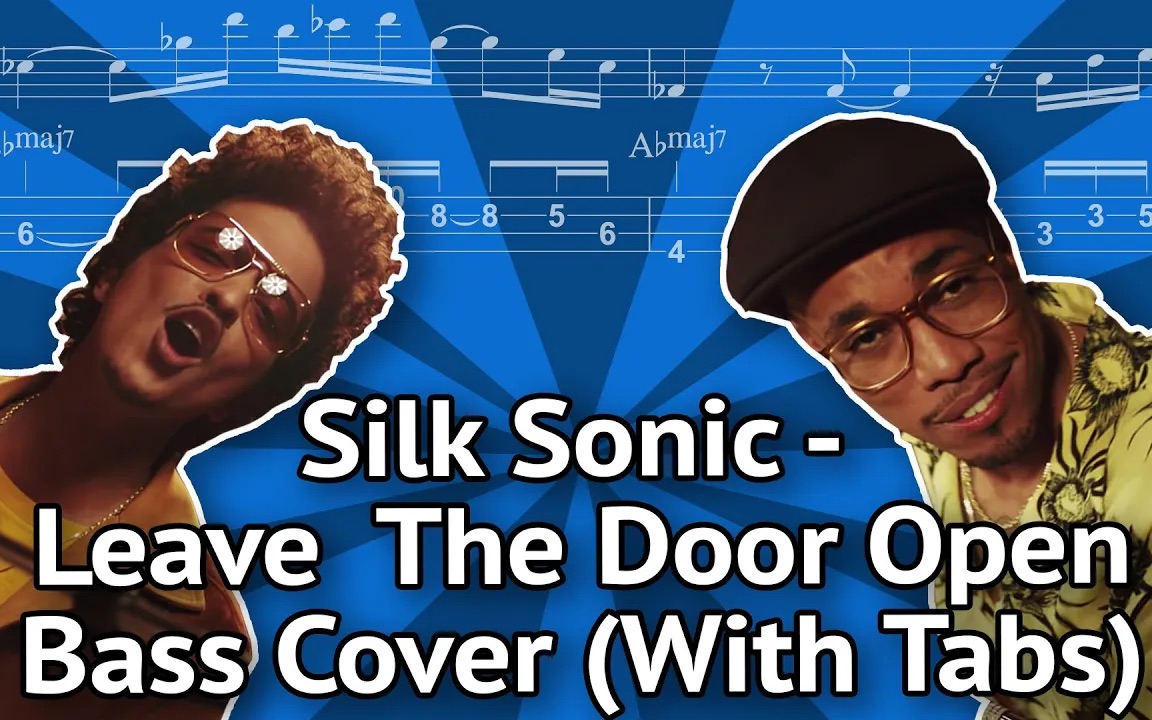 cover】火星哥最新组合silk sonic的单曲《leave the door open 》