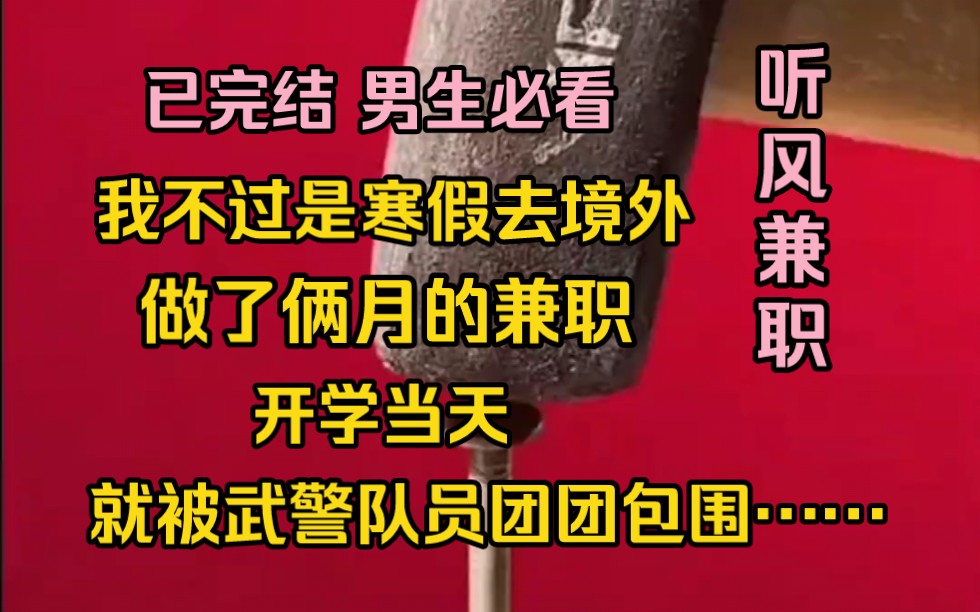 《听风兼职》我不过是寒假去境外做了俩月雇佣兵,开学当天就被武警队员团团包围……哔哩哔哩bilibili