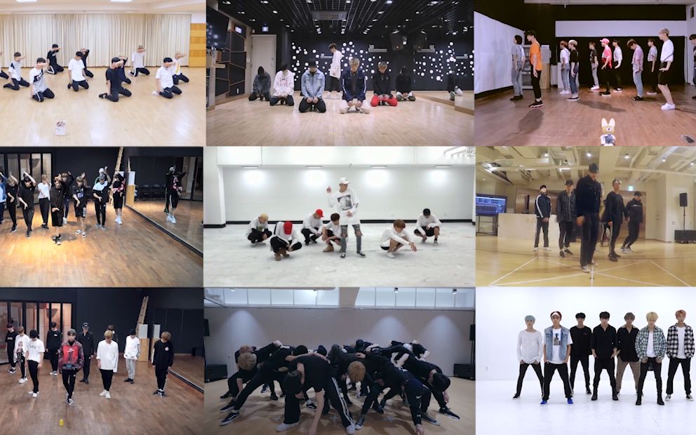 盘点那些刀群舞整齐到让人头皮发麻的男团练习室