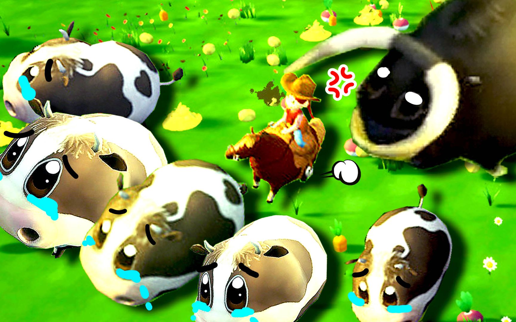 牛仔模拟器 当牛仔真嗨,能赶着小奶牛遛大公牛!小熙解说