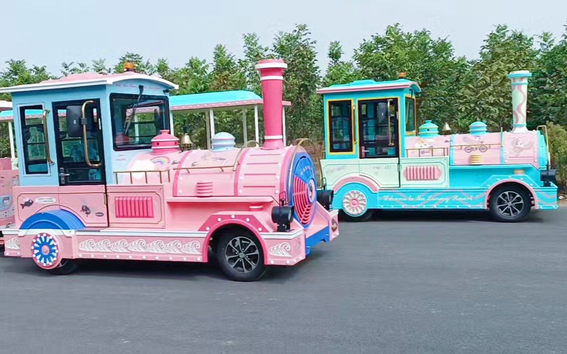 无轨观光小火车多少钱一台,无轨小火车,景区小火车,电动观光小火车