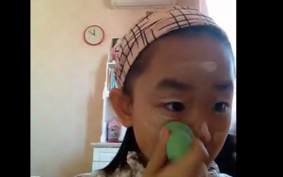 小学生化妆视频