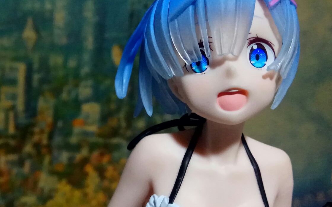 【b站景品手办】水着蕾姆-一百块要什么自行车?