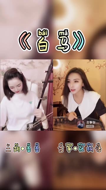 《白马》超速版 @张桐语古筝(o3x395e5c27cr3q4)
