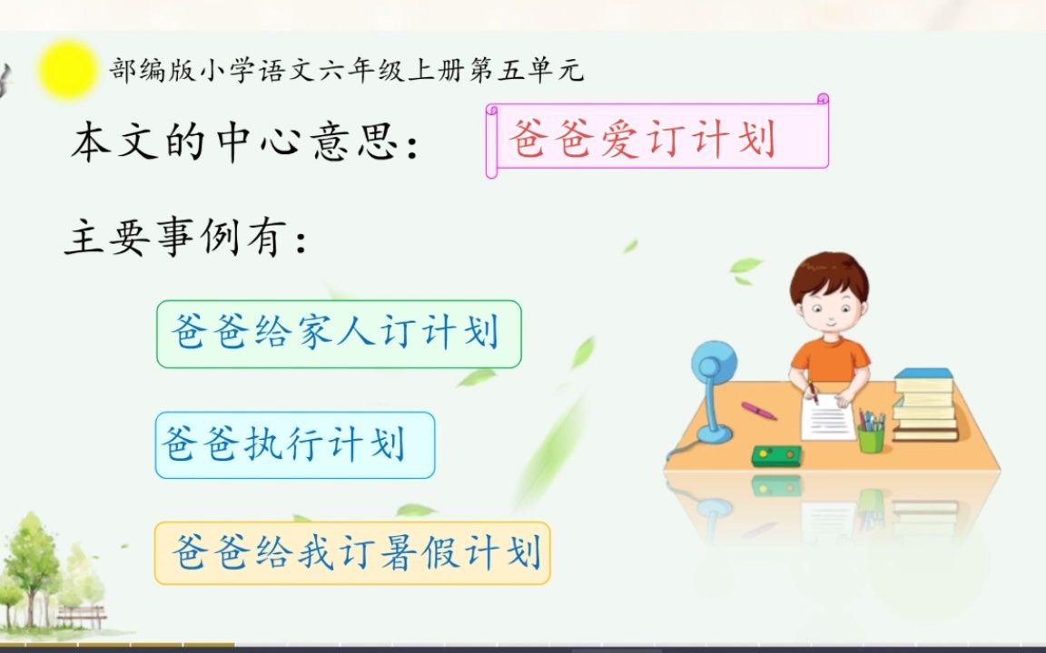 部编版六年级上册第五单元习作例文哔哩哔哩bilibili