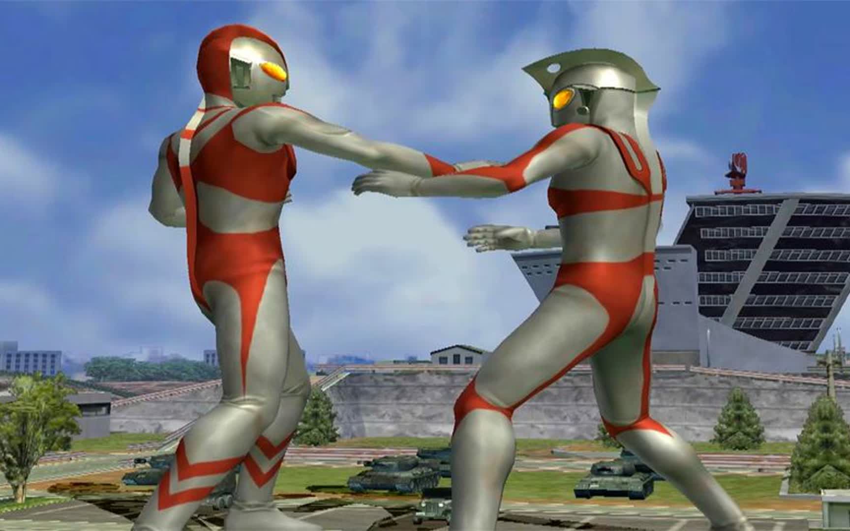 奥特曼格斗进化:使用爱迪奥特曼反弹技能,挑战表弟的艾斯奥特曼