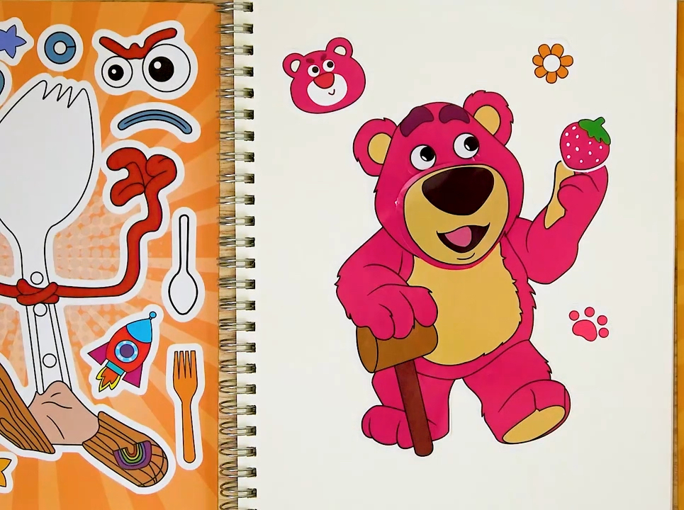 玩具总动员贴贴纸,可爱的卡通人物,还有好看的装饰