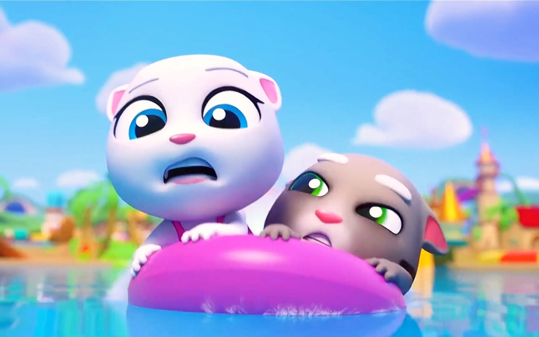 汤姆猫跑酷 汤姆猫水上乐园!