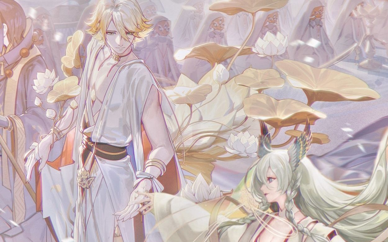 【阴阳师/帝释天×紧那罗/释音】为你而来_阴阳师