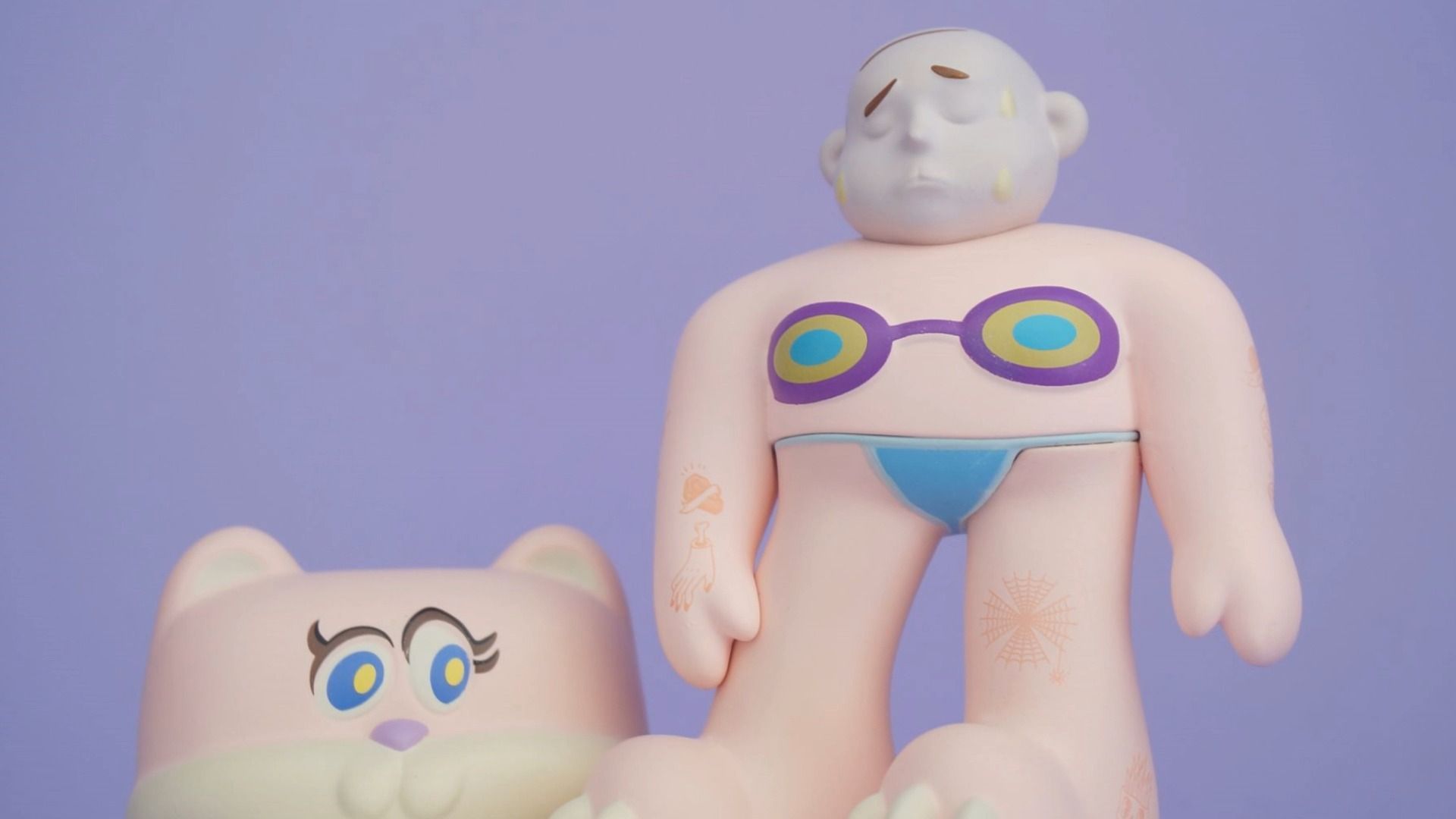 又奇葩又可爱的手办 粉熊