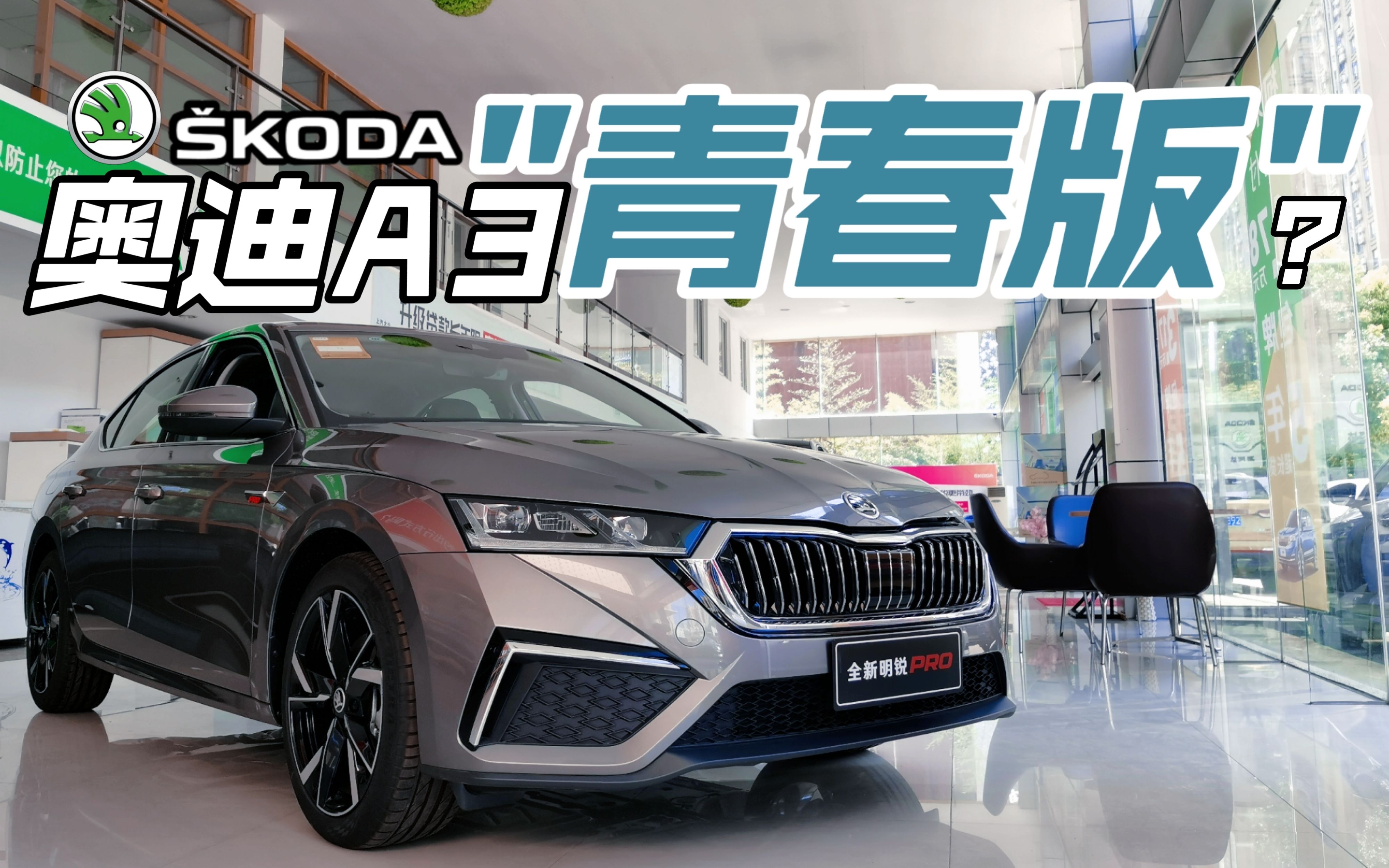 12万圆你奥迪梦?新款斯柯达明锐pro到店实拍_哔哩哔哩_bilibili