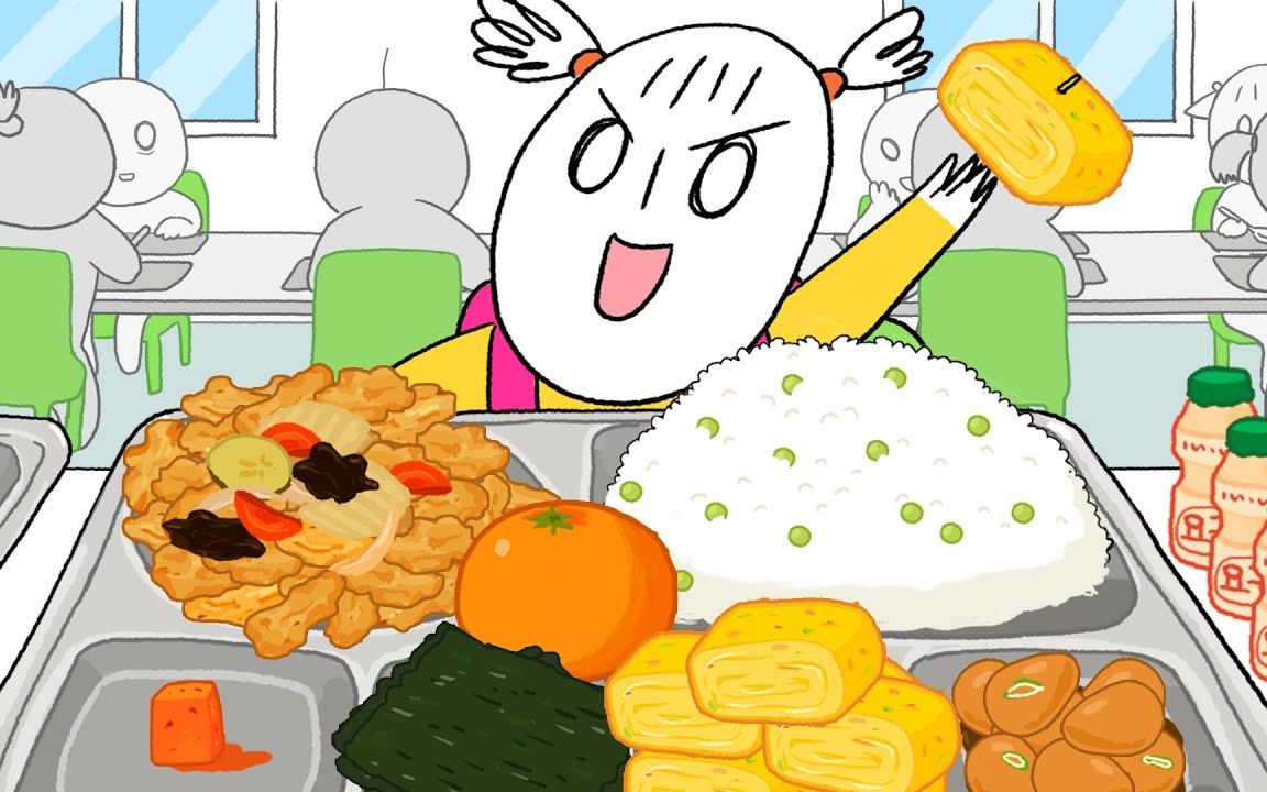上学只为冲向食堂,吃货少女在学校食堂大口干饭!