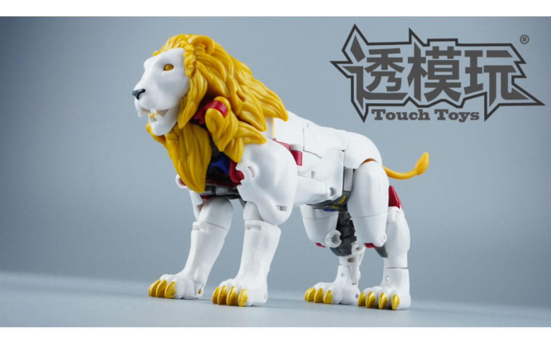 超能勇士白狮擎天柱 变形金刚 世代遗产进化系列 v级 透模玩速变 阿然