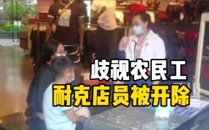 Descargar video: 歧视农民工耐克店员被开除