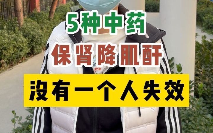 五種中藥,保腎降肌酐,沒有一人失效