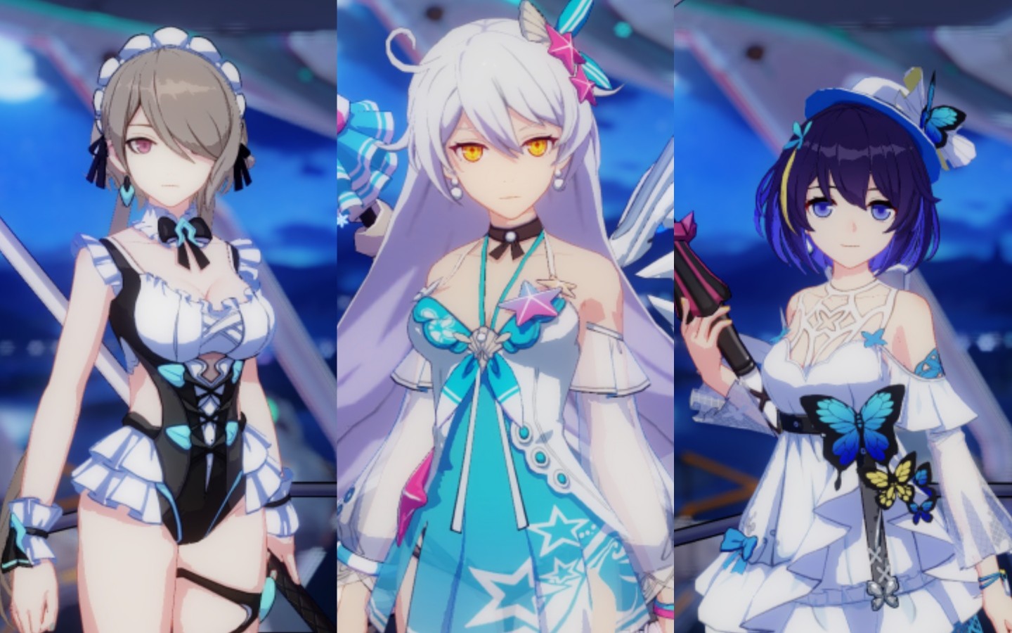 【崩坏3】夏日活动免费皮肤预览,女王丽塔希儿皮肤通通白嫖