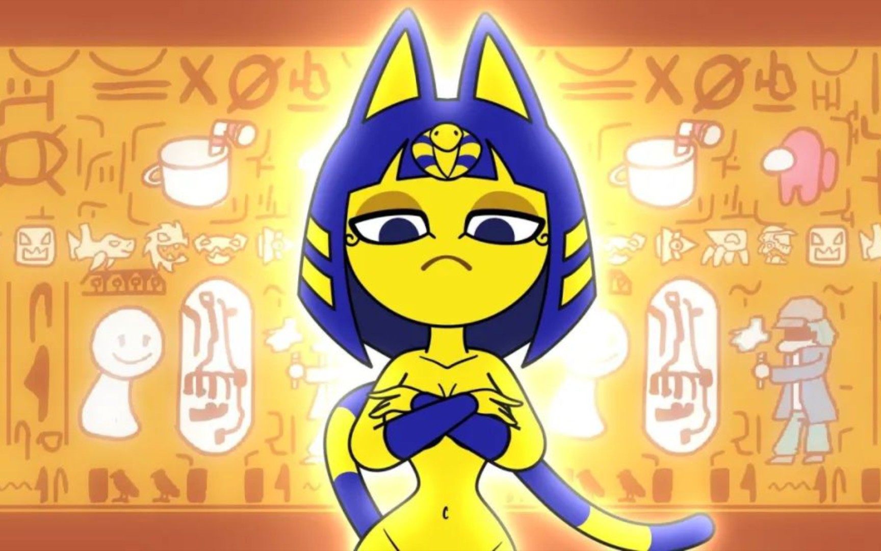 埃及猫女神跳舞图片