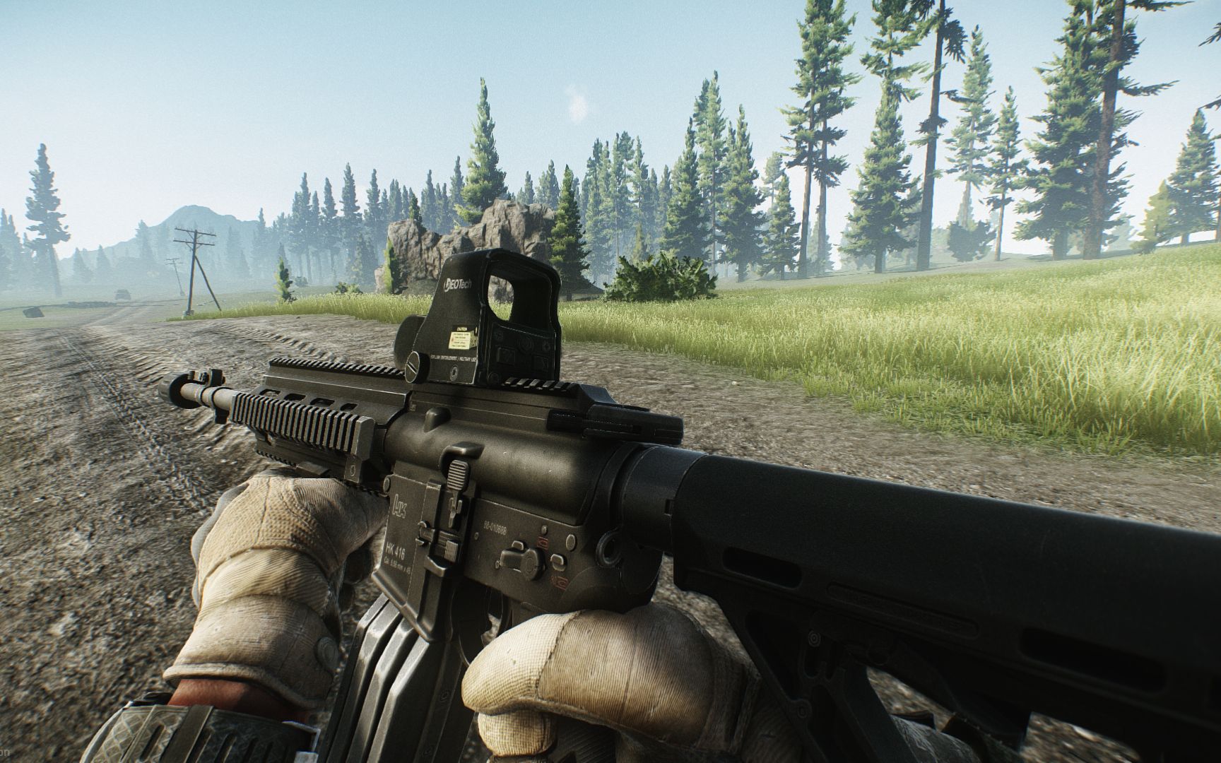 逃离塔科夫,突击步枪演示,hk416,巨浪asval