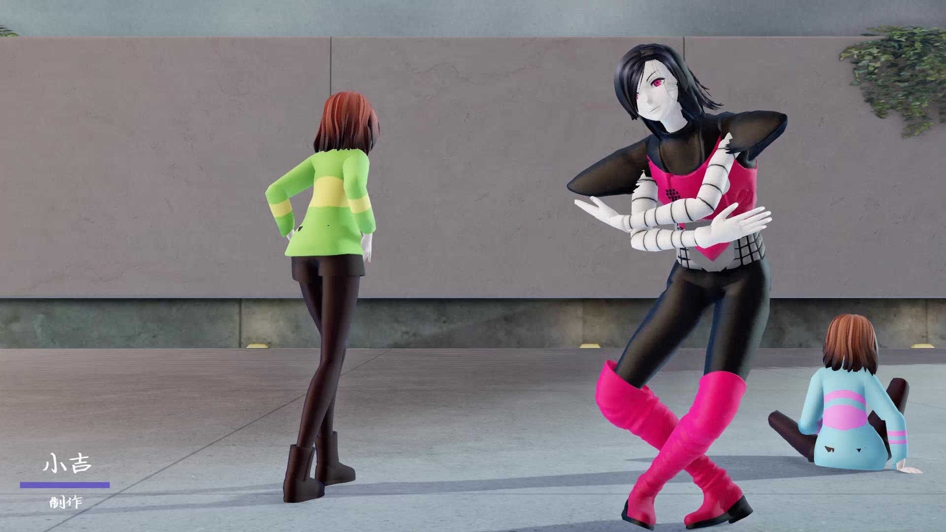 我mettaton,frisk和chara有个梦想,那就是成为ut star!_哔哩哔哩_bil