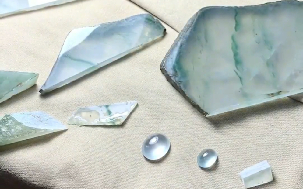 一亿的料子现场开切,干就完了