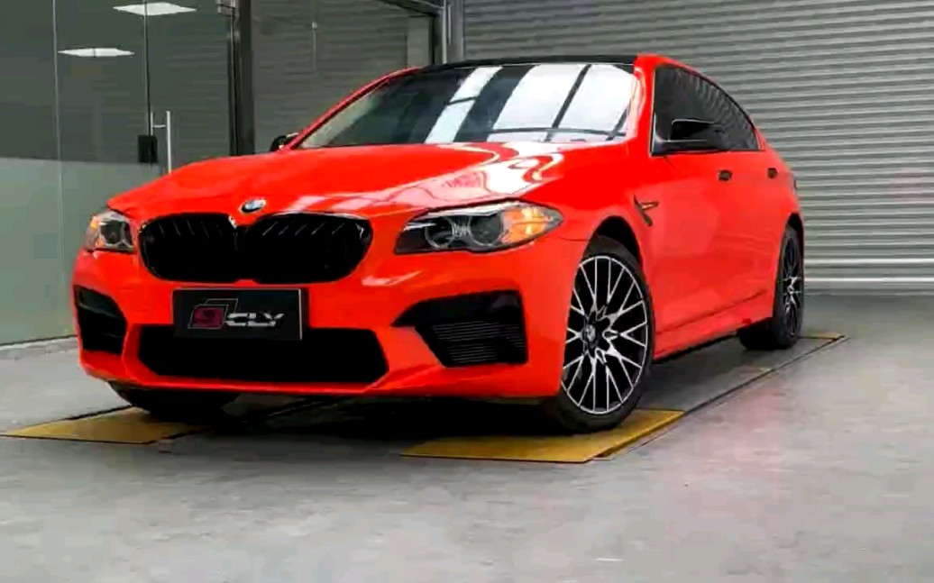 宝马5系f10f18改装升级胭脂红21款m5