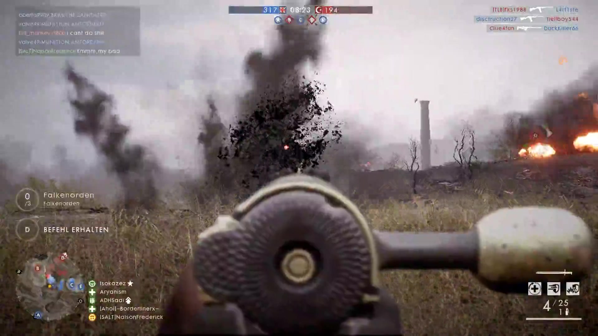 [SALT NalsonFrederick]Battlefield1一心想用日本帝国有坂38式步兵铳Arisaka Type38的Hans哔哩哔哩bilibili