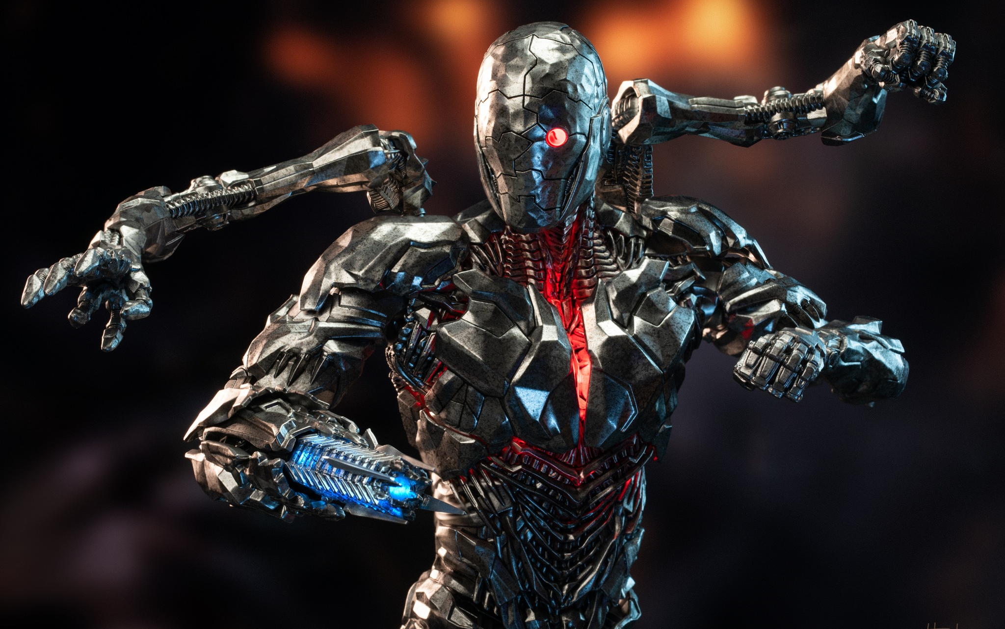 hottoys - tms057b 扎克·施奈德版正义联盟 钢骨特别版 开箱