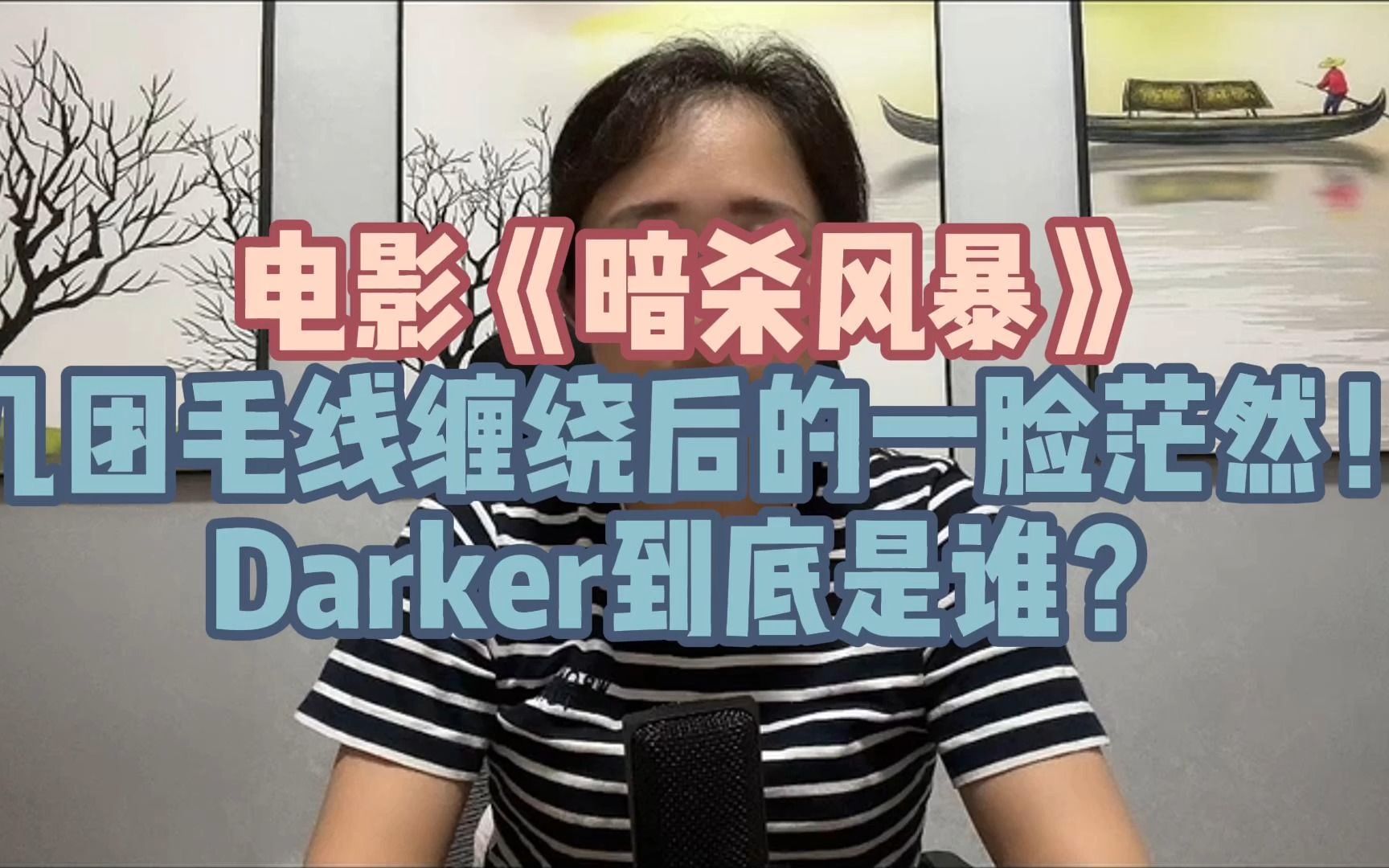 电影《暗杀风暴》几团毛线缠绕后的一脸茫然!Darker到底是谁?哔哩哔哩bilibili