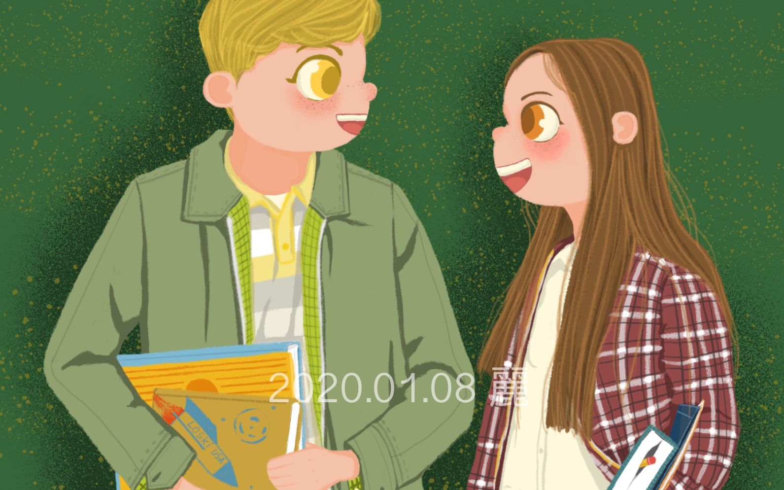 活动  【procreate电影插画】电影怦然心动插画缩时过程