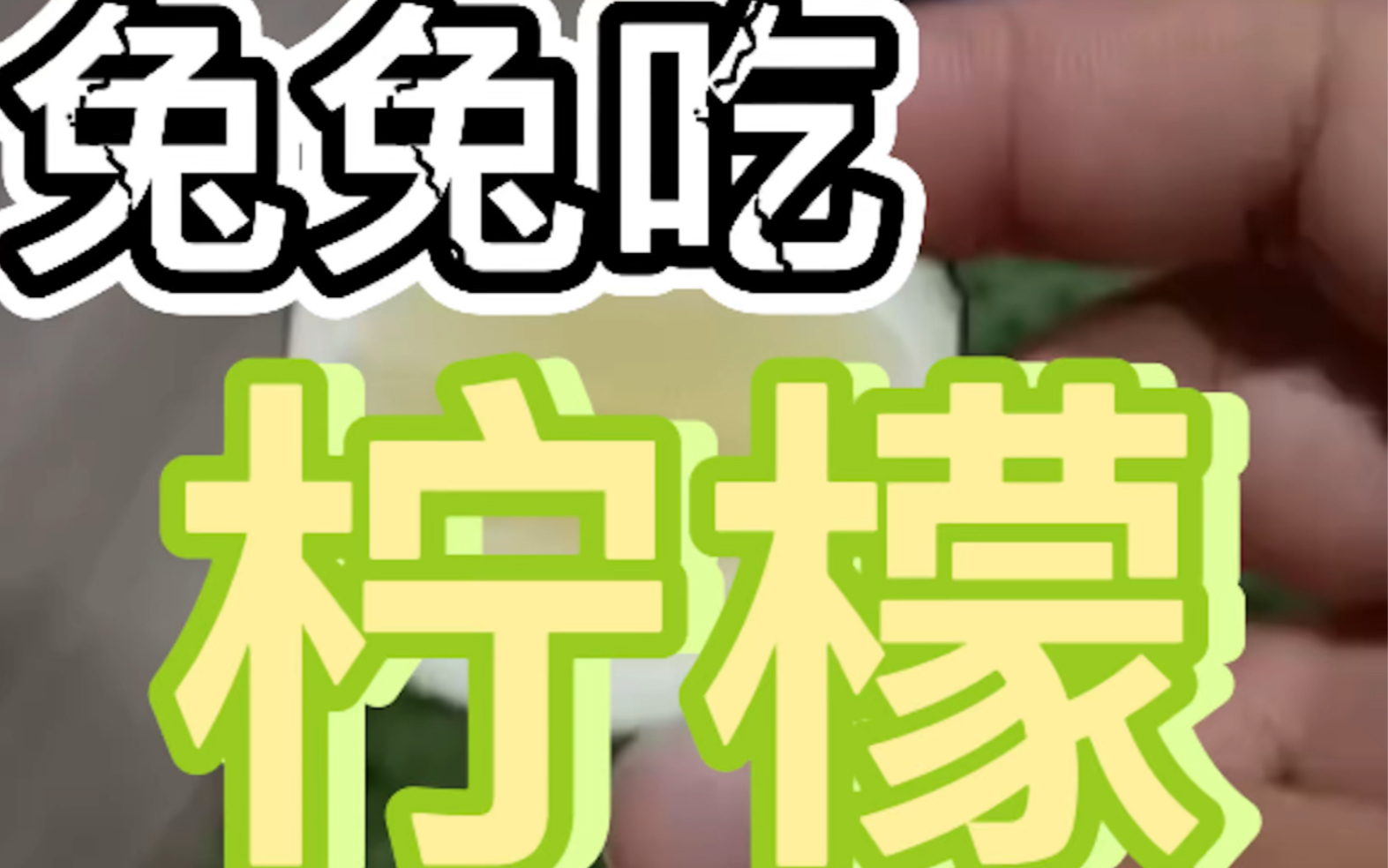 我家兔子兔生第一次吃柠檬!酸到怀疑人生!