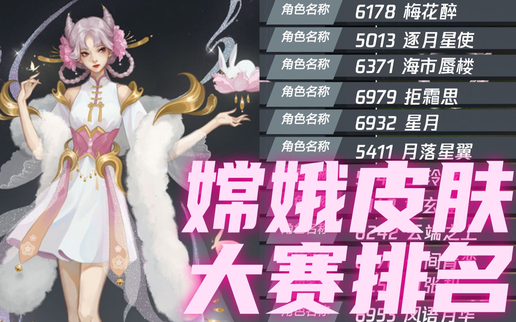 【嫦娥源梦】当前排名前30作品展示,什么叫神仙打架啊?