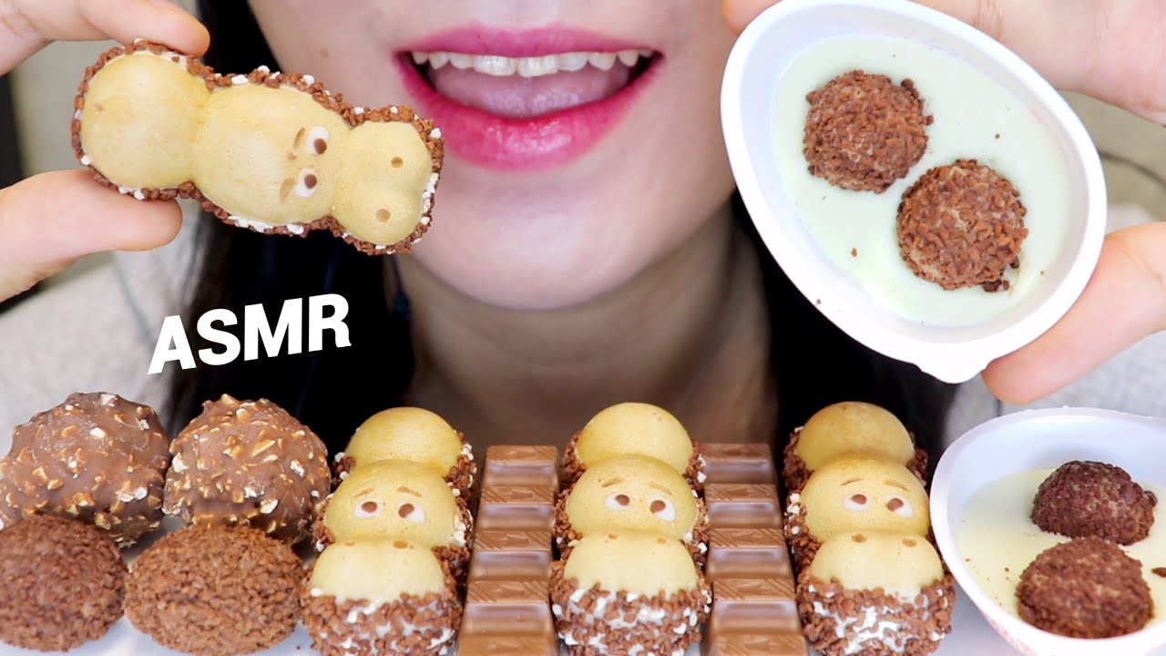 【cey】*松脆可口的巧克力mukbang吃的声音(2019年9月5日3时30分)