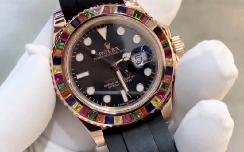 劳力士彩虹糖【仅供欣赏】_哔哩哔哩 (゜-゜)つロ 干杯~-bilibili