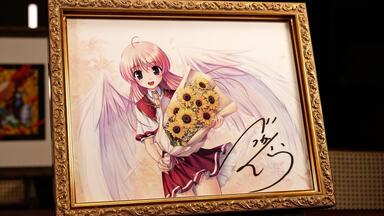 评测】Flowers 杉菜水姬画集亲笔签名innocent grey 插画集galgame