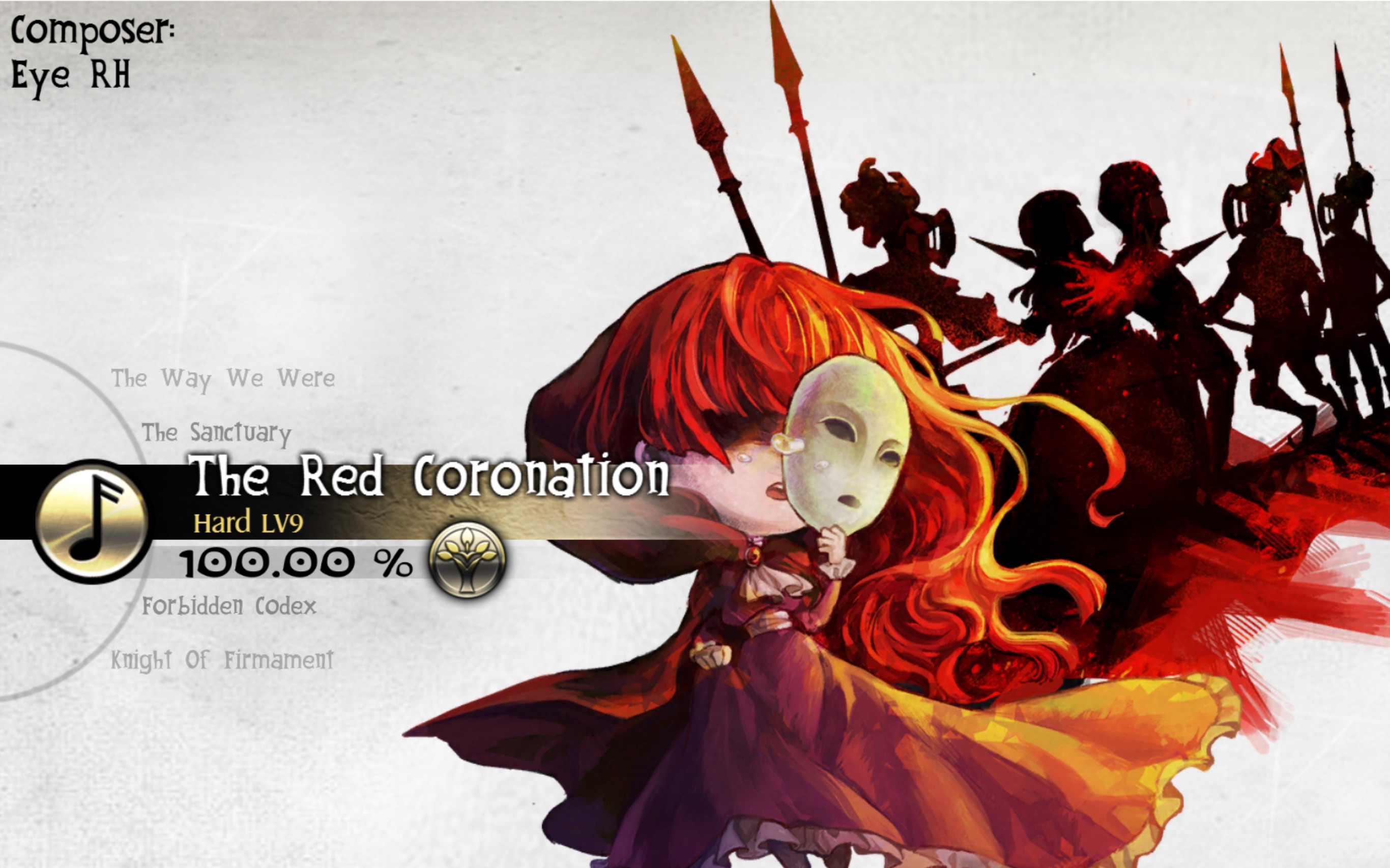【deemo】the red coronation【hard lv.9, 100.