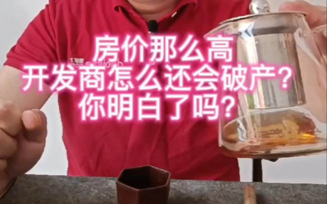 现在房子那么贵,为什么还有开发商破产和倒闭?你,明白了吗?哔哩哔哩bilibili