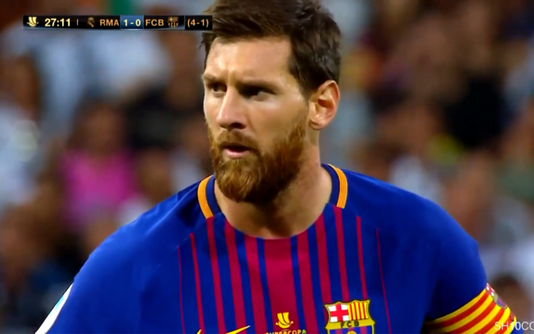 [梅西全场集锦]1718赛季西超杯次回合 梅西vs皇家马德里