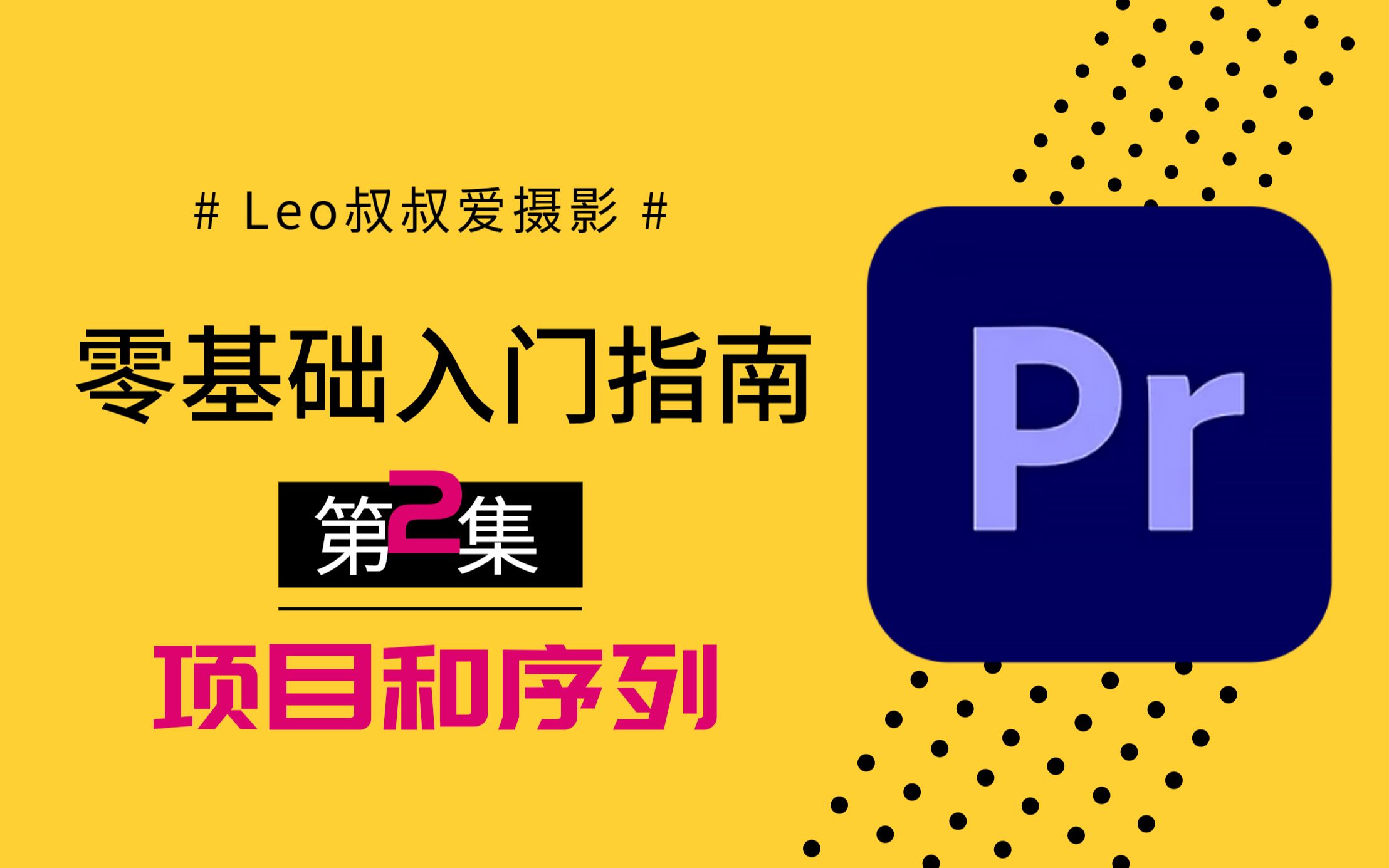 【干货】PR零基础入门指南第二集:新建项目和序列以及预设,基础但非常重要,PR萌新必学!哔哩哔哩bilibili