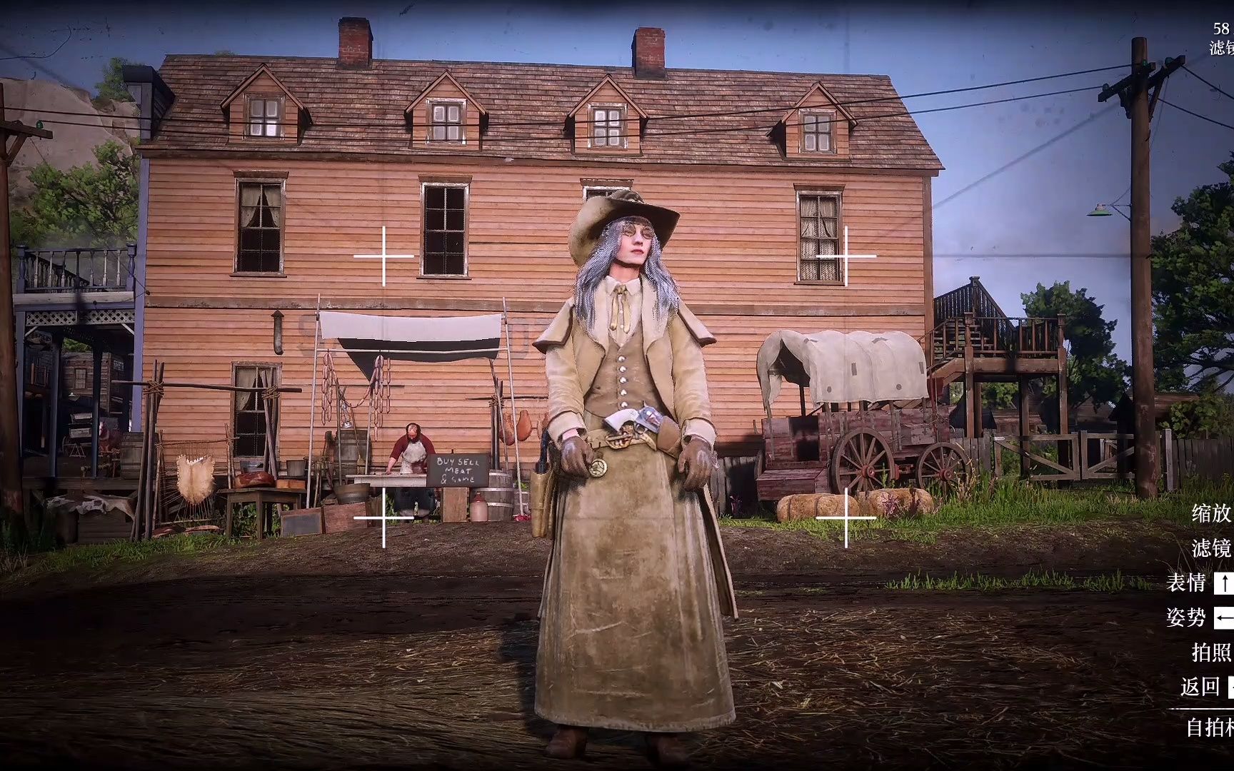 【荒野大镖客2】女性角色衣服穿搭69——枯叶深秋