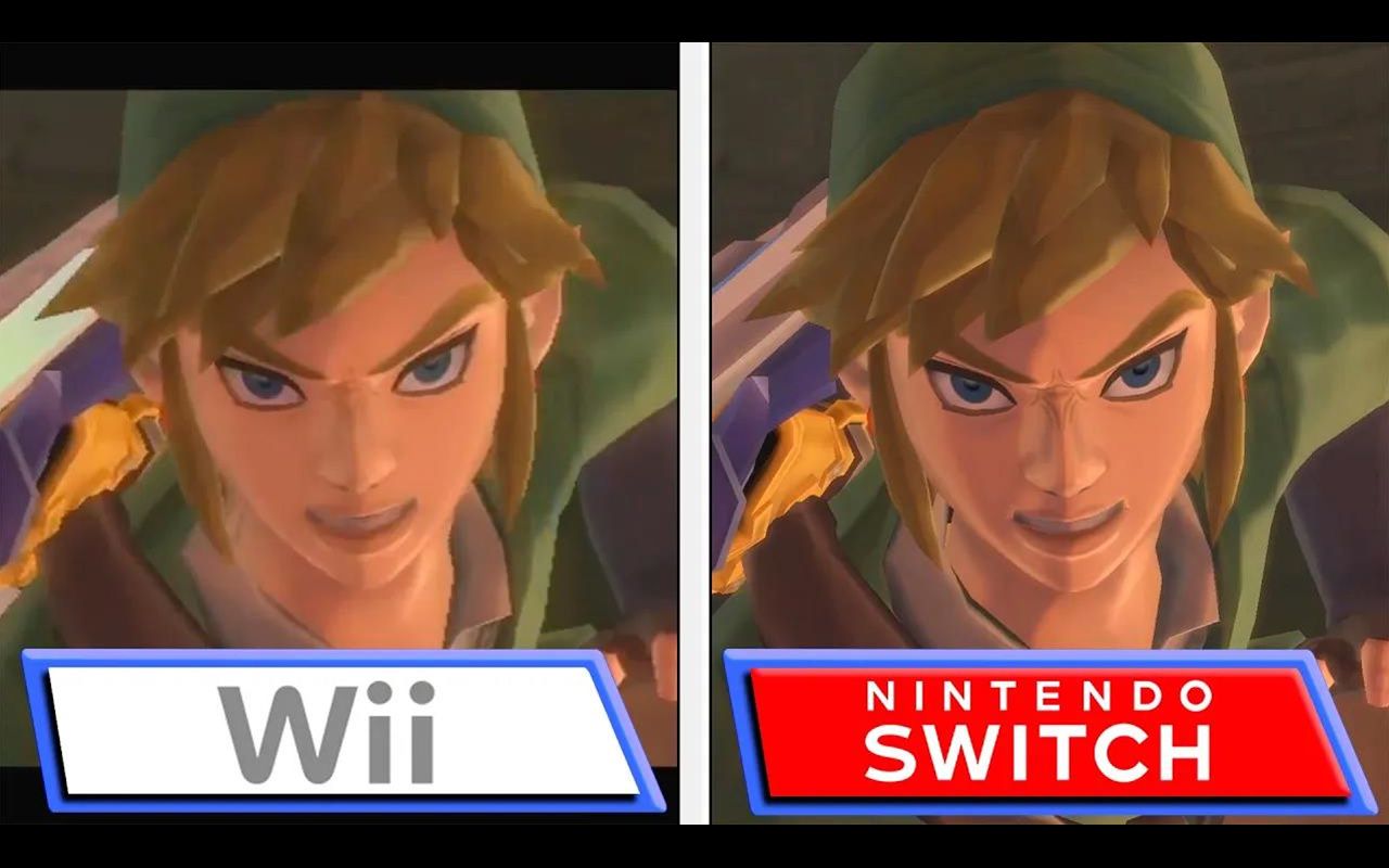 [图]塞尔达传说 天空之剑 | Switch vs Wii | 宣传片画质对比