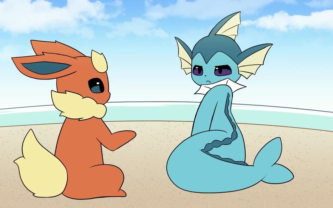 【中字·精灵宝可梦】水伊布-夏日的防晒油