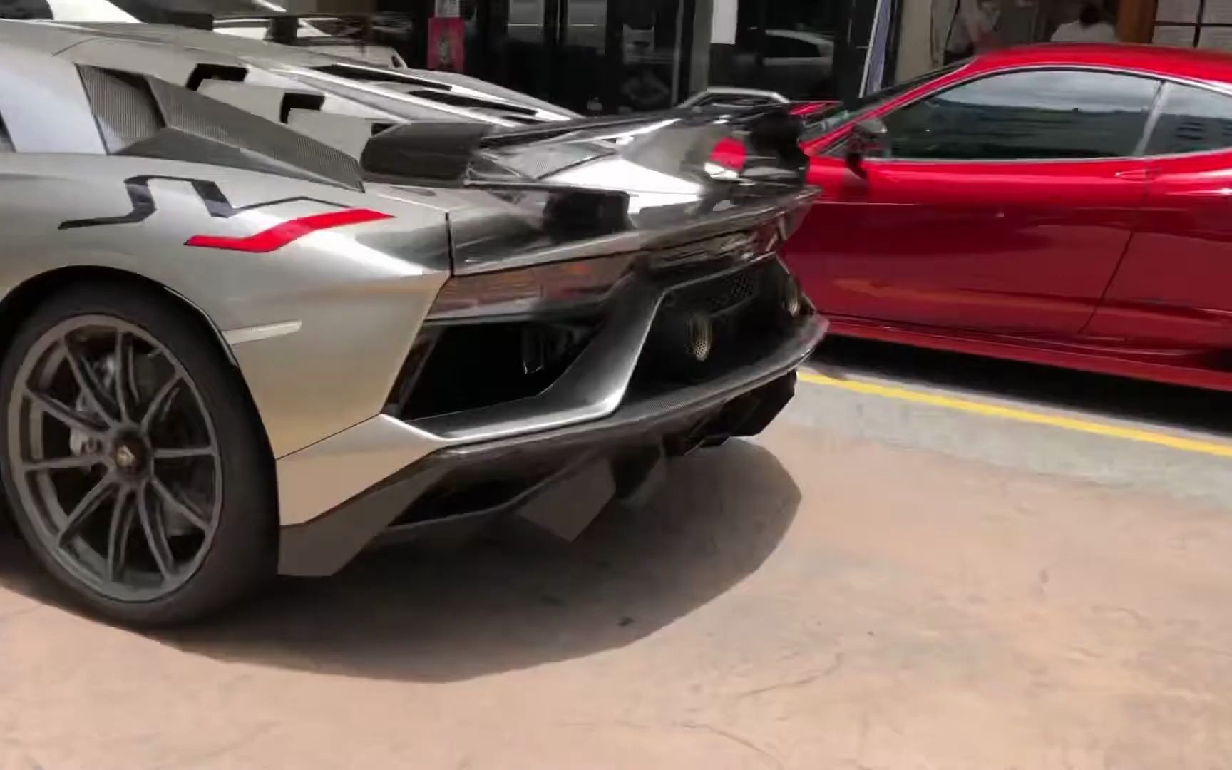 芝加哥街拍,蘭博基尼aventador svj