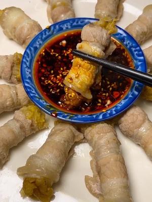 五花肉酸菜卷