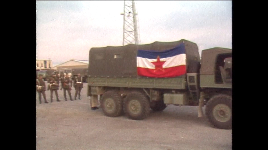 最后一批撤离斯洛文尼亚的南斯拉夫人民军