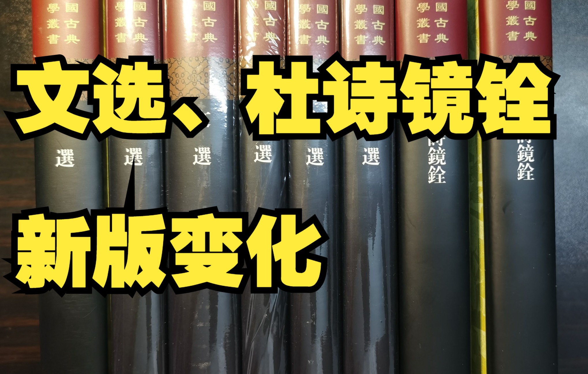 [图]开箱！！上海古籍2019新版《杜诗镜铨》和《文选》改进了哪些？这两本书也是我力推的书，其他书目等我回去后再认真做！