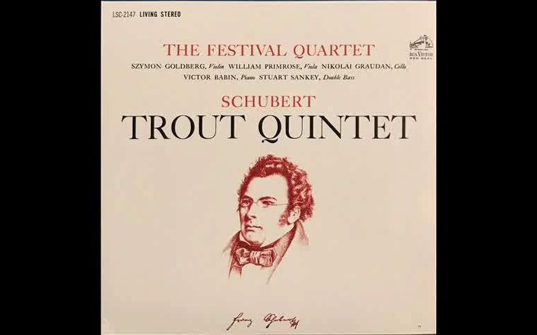 舒伯特钢琴五重奏《鳟鱼》Stuart Sankey  TROUT QUINTET哔哩哔哩bilibili