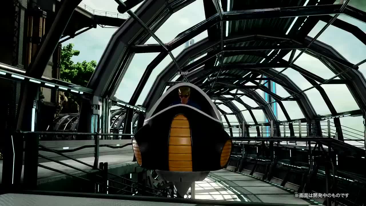 《jump force大乱斗》新演示 玩家坐着弗利萨飞船逛街