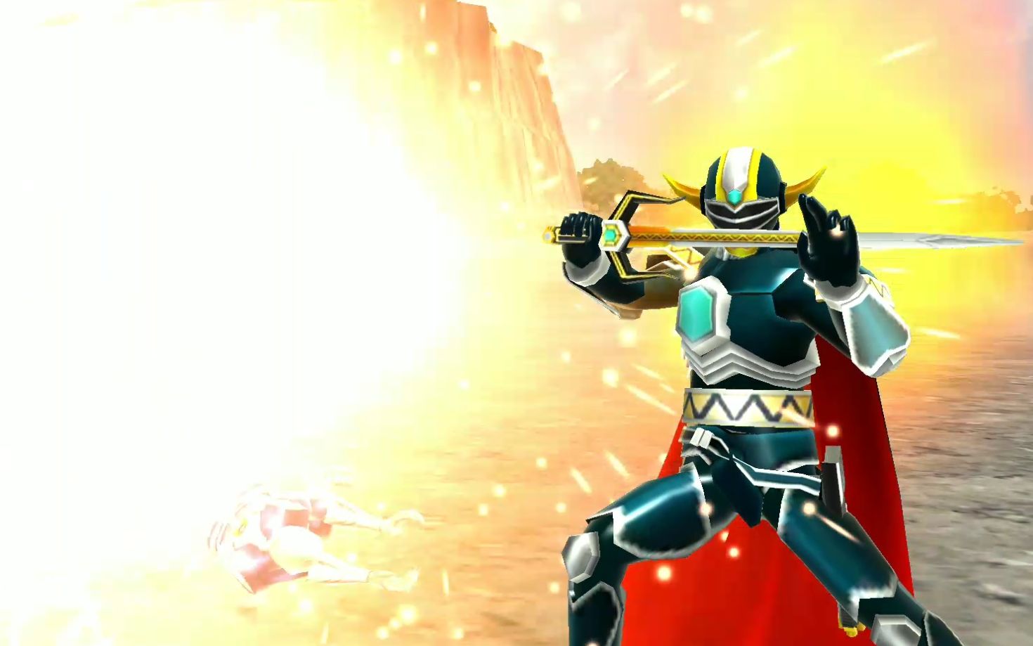 超级战队传奇战争 星兽战队 黑骑士必杀技