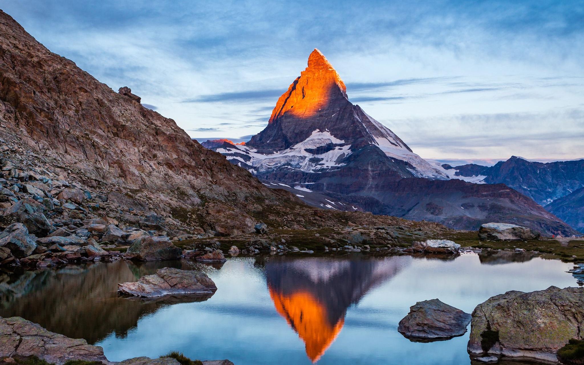 2016年马特洪峰攀登阿尔卑斯地区的高山向导